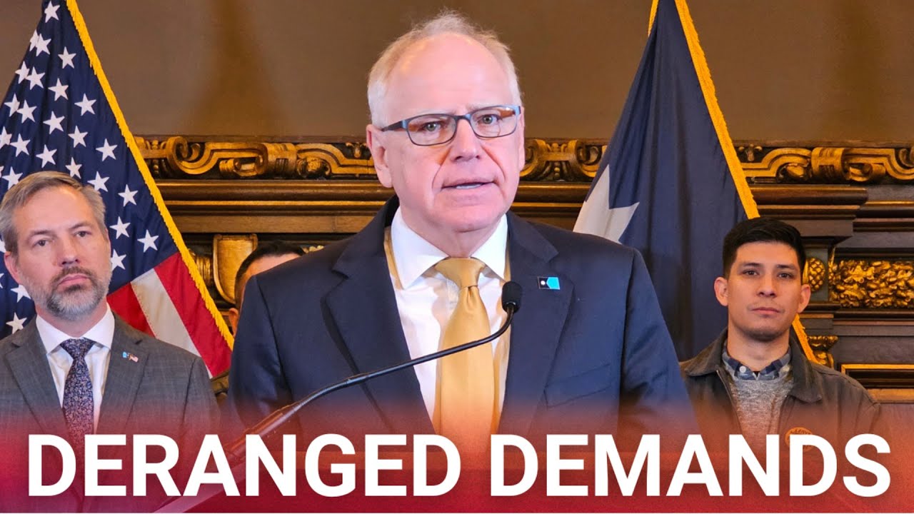 Walz makes ridiculous demands of the federal government as ICE officers prepare to leave Minneapolis