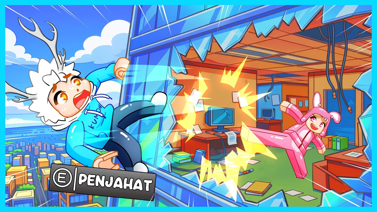 HARUS DIAM DIAM Jadi ORANG JAHAT Atau DI TENDANG Keluar GEDUNG!