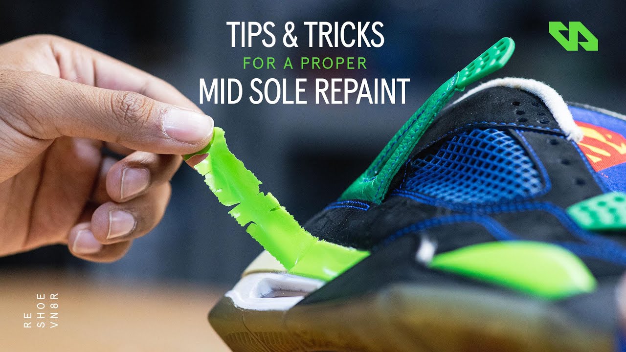 Jordan 4 Restoration - Tips & Tricks For Repainting Midsoles