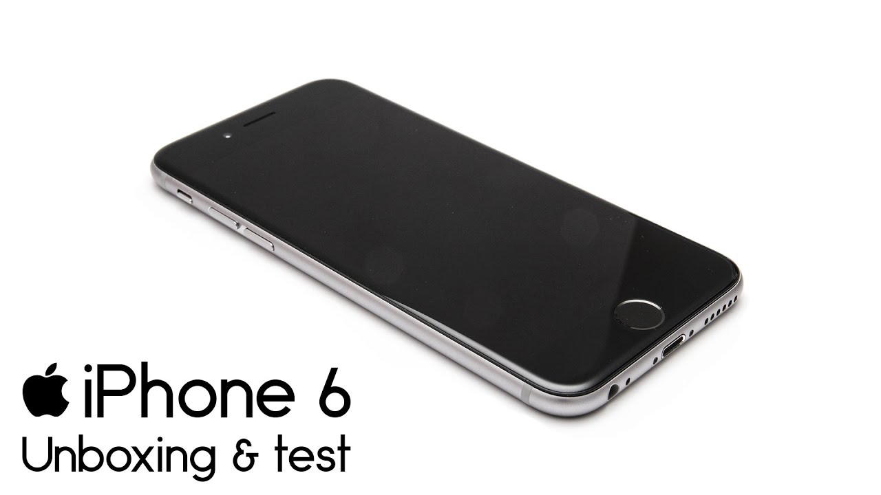 [60FPS] Apple iPhone 6 ► Unboxing & test ► synecek11