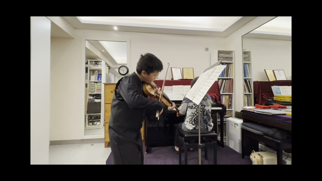 Sam Wong plays ABRSM Grade 8 Violin Exam 2025, Distinction