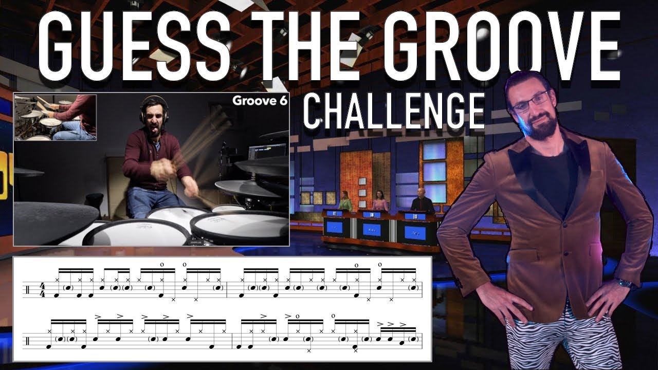 Guess The Drum Groove Challenge - WARNING Very Difficult!