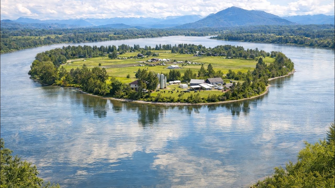 Fraser ਨਦੀ ਵਿੱਚ ਸ਼ਾਂਤ ਟਾਪੂ,ਖੇਤੀ ਤੇ ਗਾਵਾਂ ਦਾ ਧੰਦਾ, Barnston Island | Surrey BC,Canada’s Hidden Island
