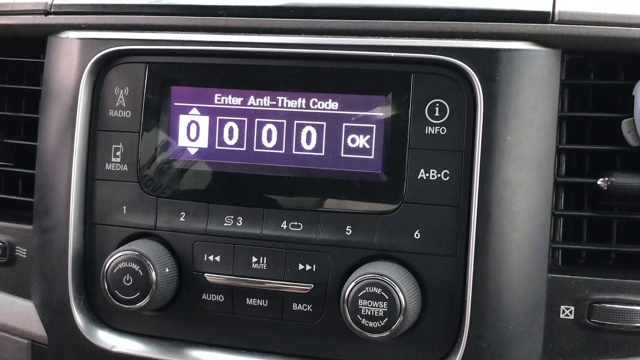 Dodge Ram Radio Anti Lock Code SOLVED!!