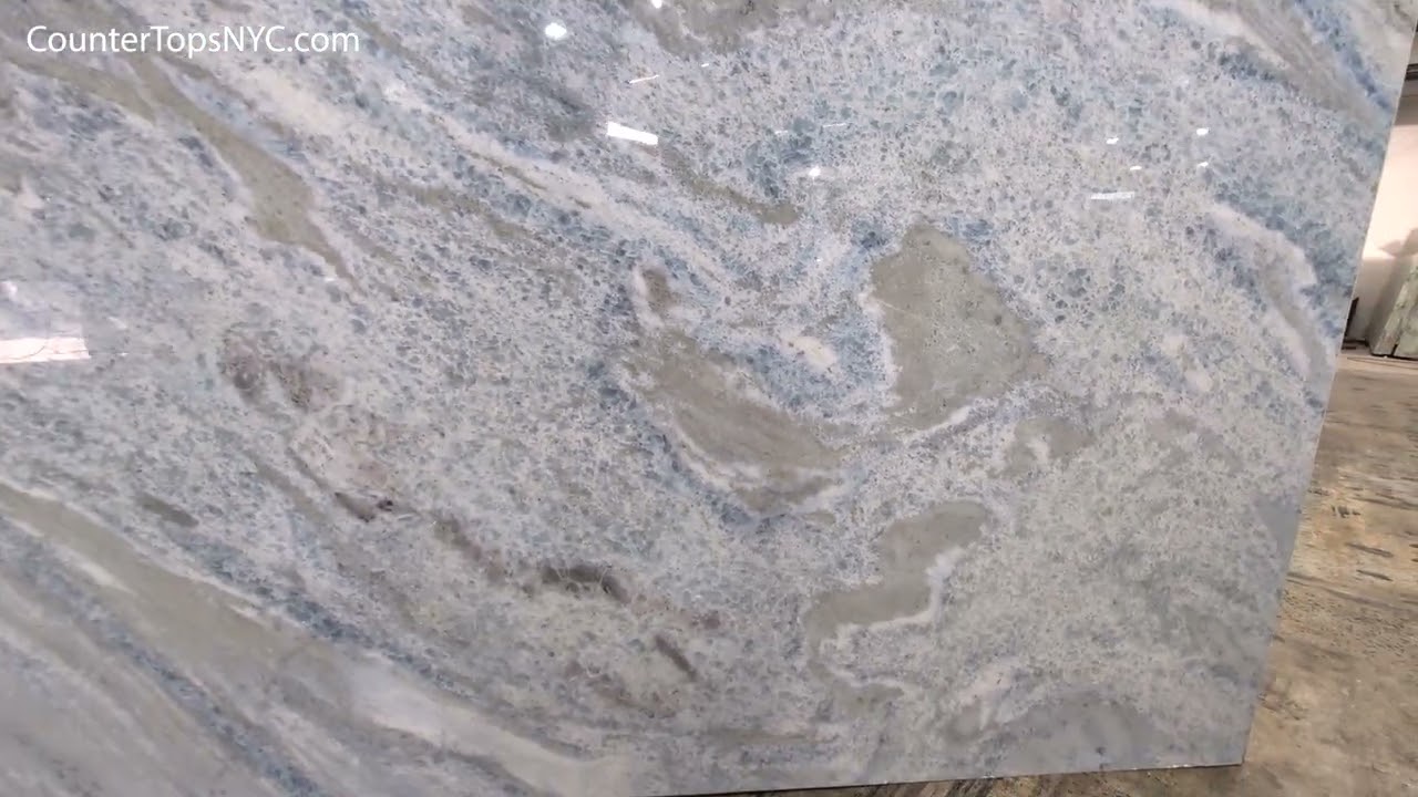 Iceberg Blue Quartzite Slab NYC