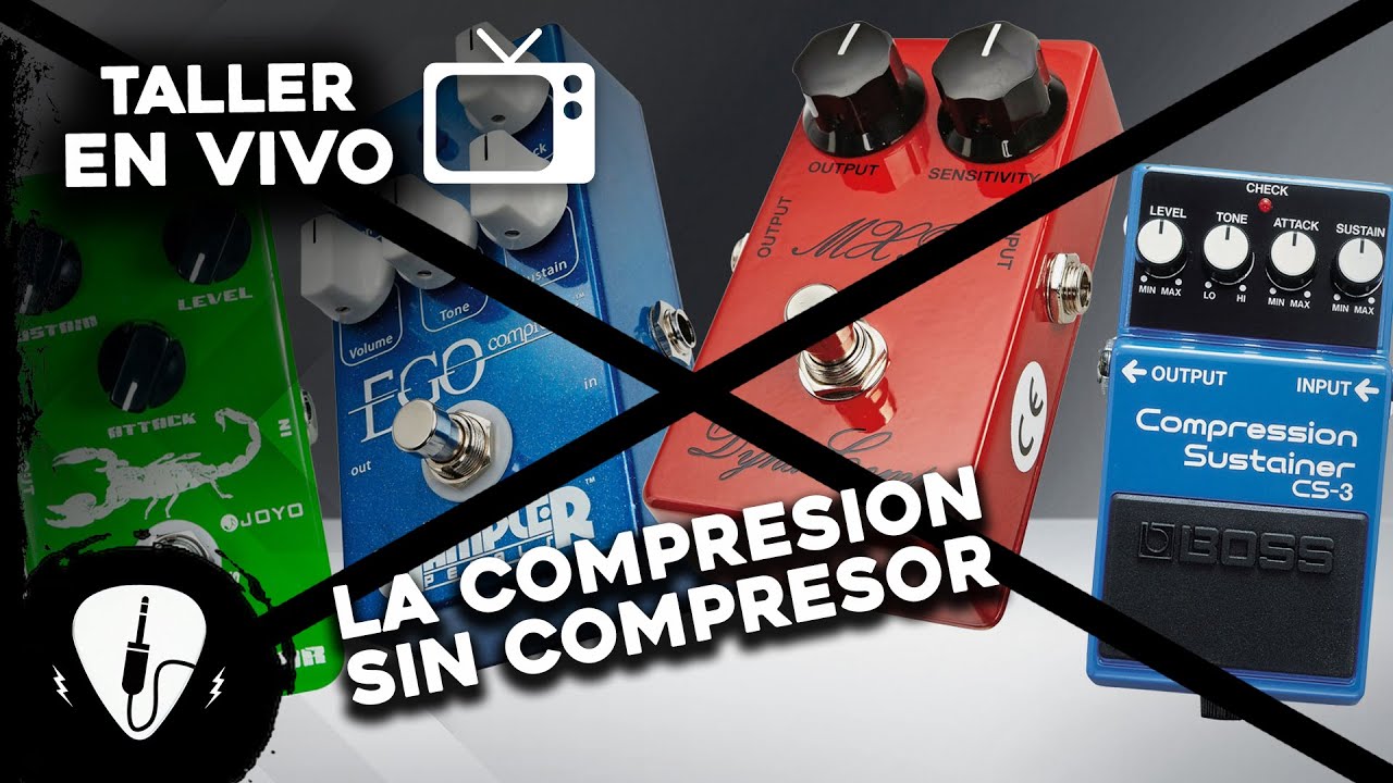 La Guitarra el Audio y la Compresión sin Compresor