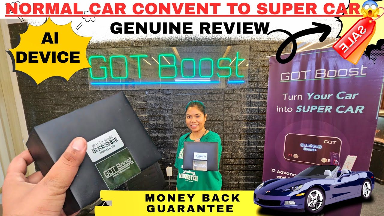 Normal Car Convent into SuperCar GOT BOOST For Car Pickup Mileage Increase Car Booster AICar Genuine