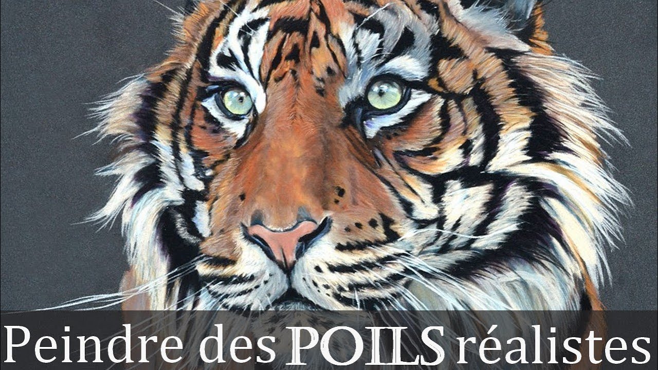 Techniques pour les poils au pastel [Tigre]