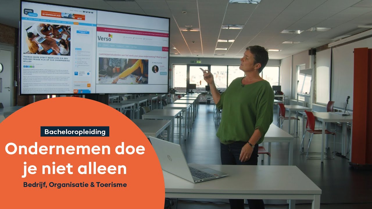 Ondernemen doe je niet alleen | Voorbeeldles Bachelor Bedrijf, Organisatie & Toerisme
