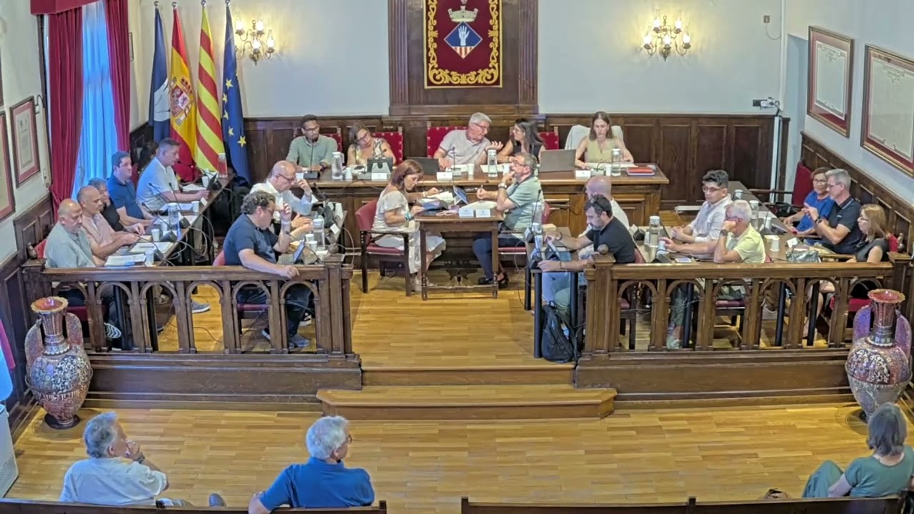 Emissió en directe: Ple Municipal de l'Ajuntament d'Esplugues - 30 de juliol de 2025
