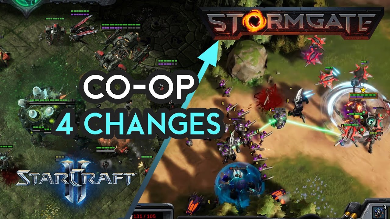 Stormgate - 4 Differences in Co-Op compared to StarCraft 2's