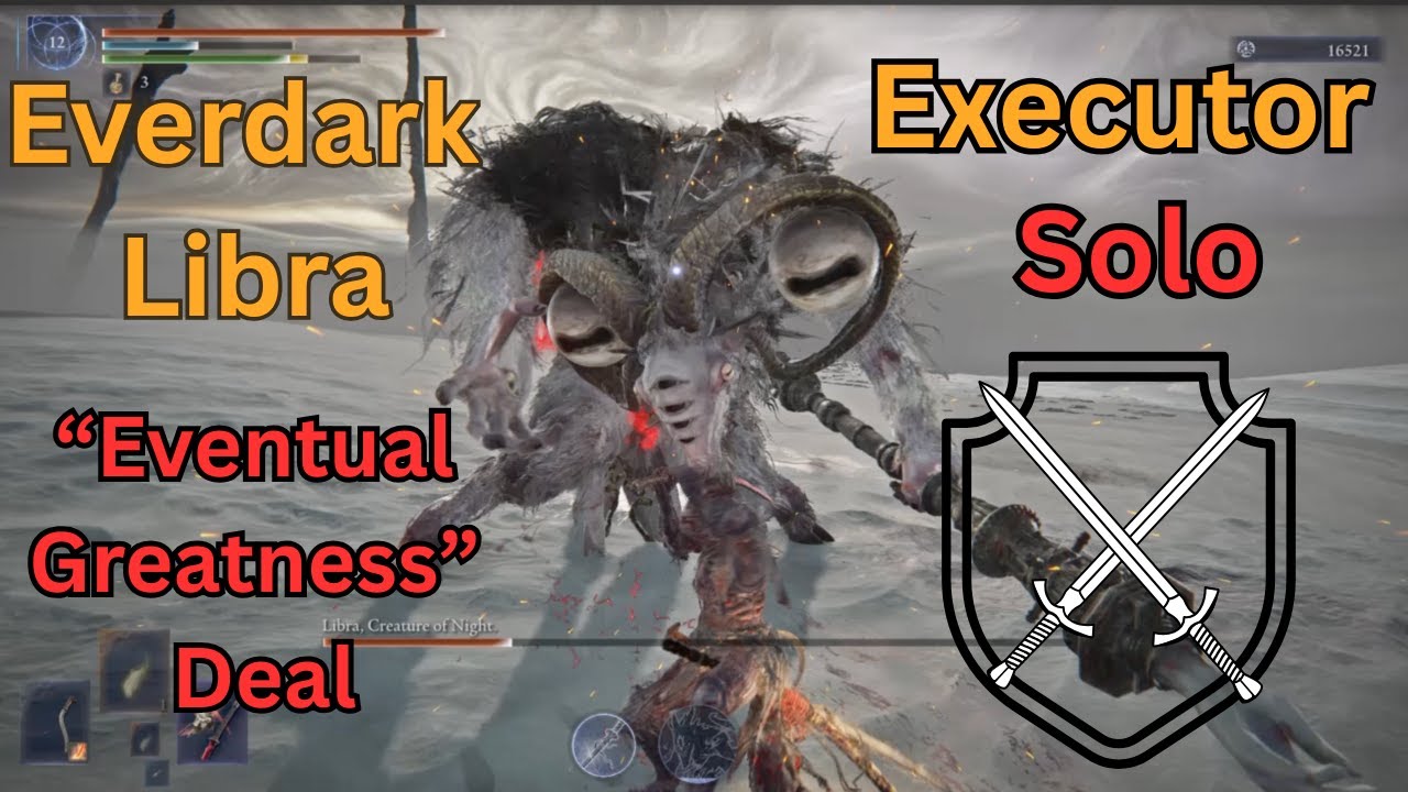 Everdark Libra Executor Solo【Elden Ring Nightrein】