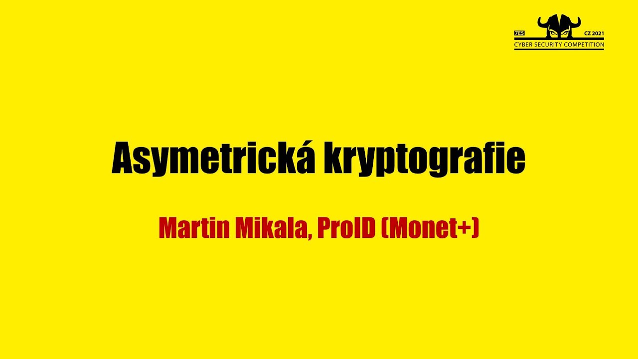 Asymetrick&aacute; Kryptografie