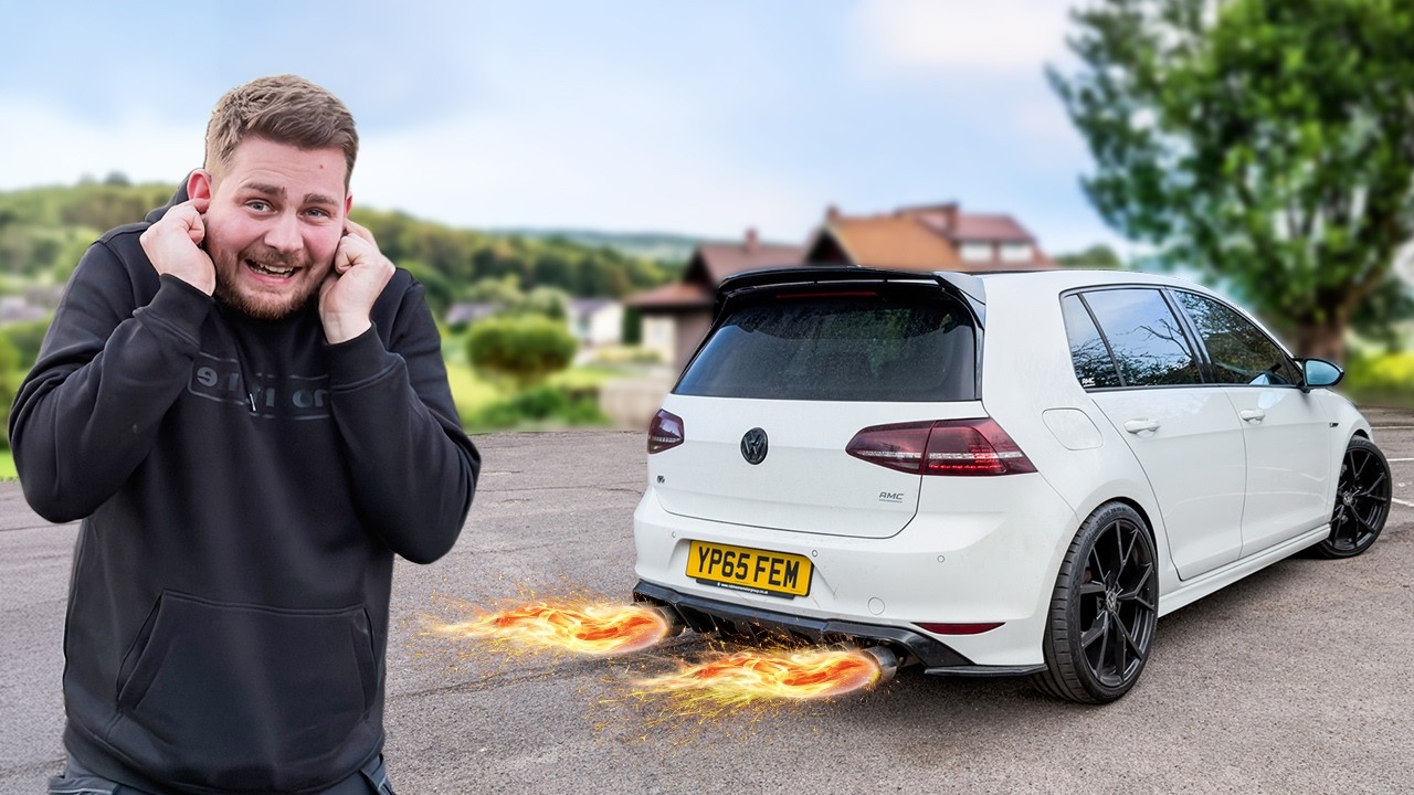 I FITTED THE LOUDEST POSSIBLE EXHAUST ON MY VW GOLF R