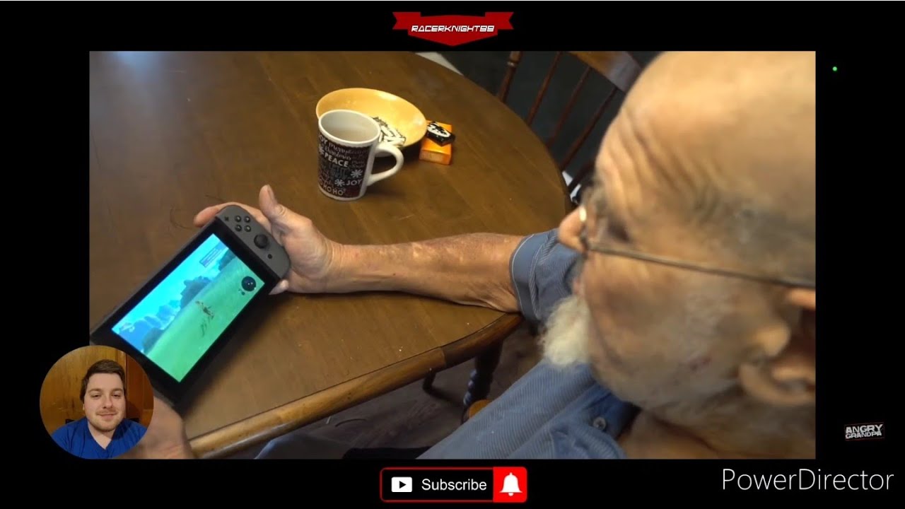 Angry Grandpa Destroys Nintendo Switch Reaction