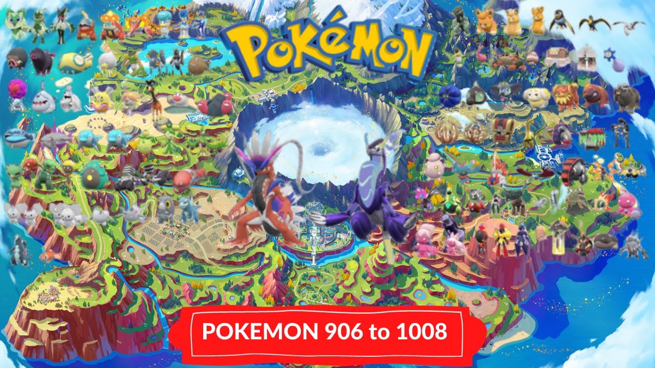 Full Pokedex Generation 9 Pokemon