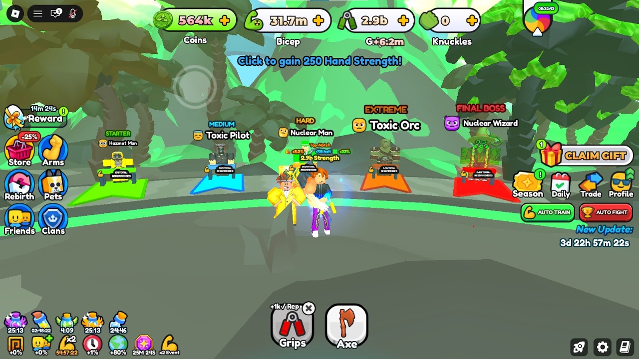 Playing Arm Westle Sim