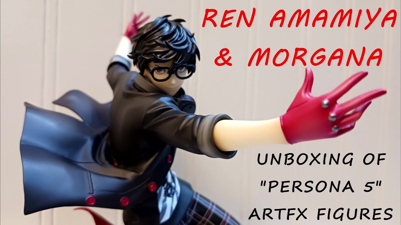 Kotobukiya Unboxing - Persona 5: Dancing in Starlight's Ren Amamiya & Morgana (ArtFX Figures)
