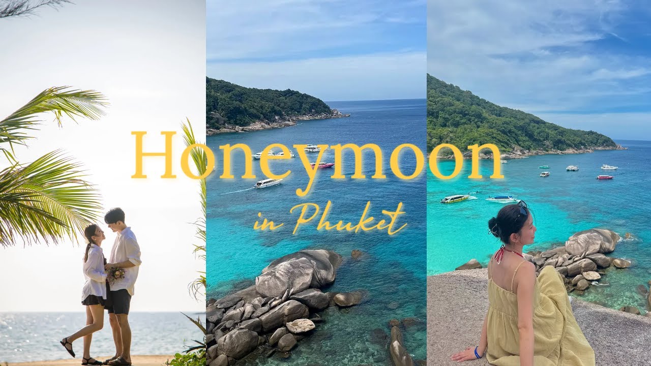 🐠푸켓 신혼여행 EP.01 | 시밀란 섬투어 스노클링 | 판푸리 레지던스 | Phuket Marriott Resort & Spa, Merlin Beach