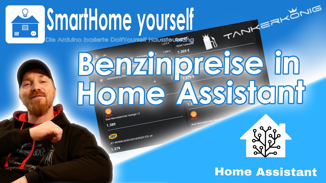 Benzinpreise in Home Assistant sortiert anzeigen mit Tankerkönig Integration