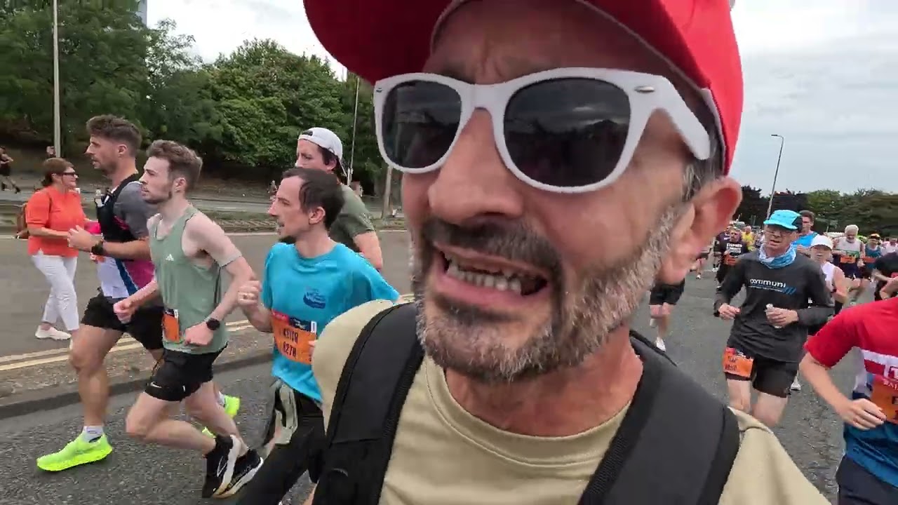 THE BIGGEST Half Marathon in the World // The Great North Run 2025 // FULL race day VLOG