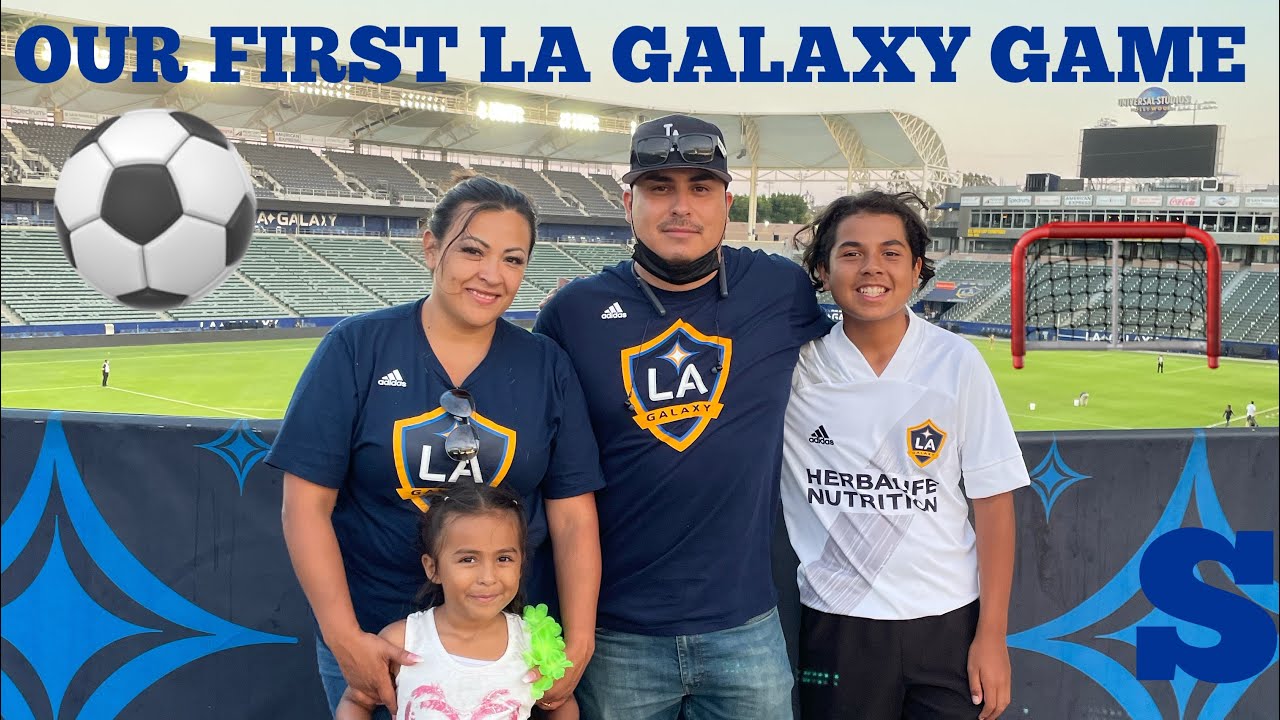 Our first time going to an LA Galaxy game!!