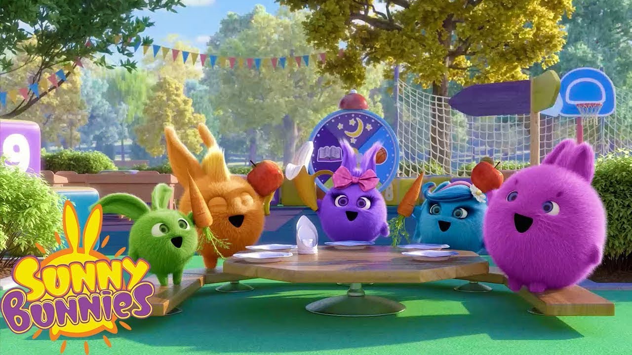 Hora do almoço | Sunny Bunnies | desenhos animados para crianças | WildBrain em Português