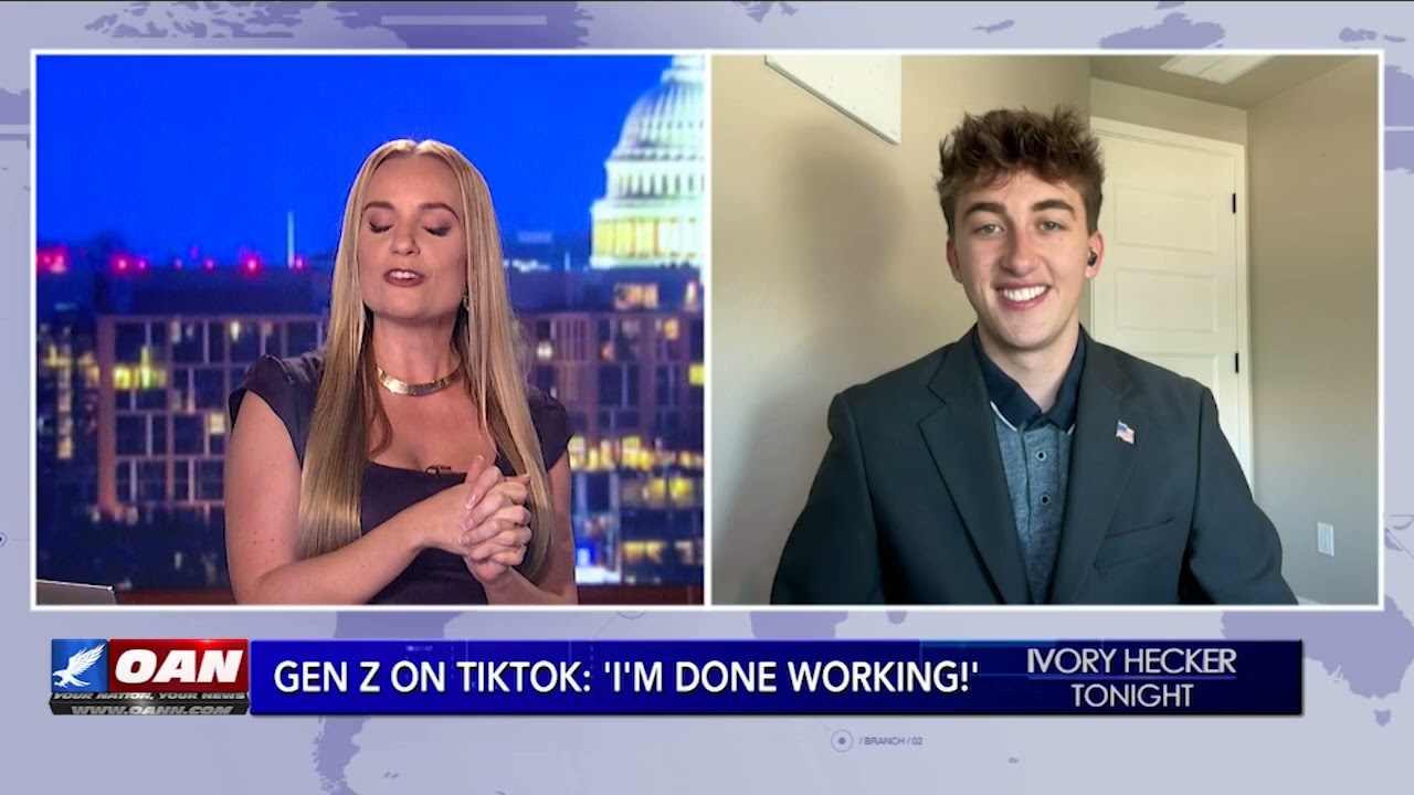 Ivory Hecker Tonight - Gen Z On TikTok 'I'm Done Working' - W/ Carson Carpenter, 9/27/24