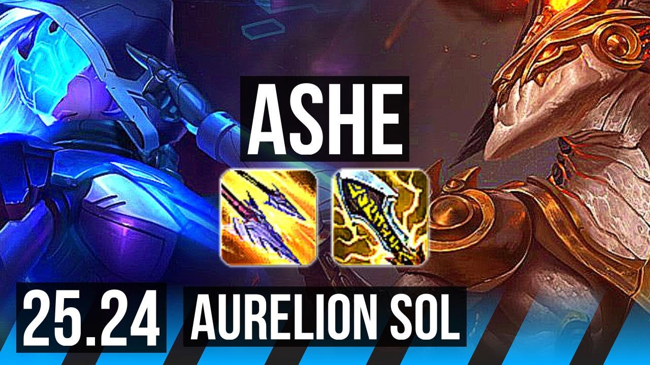 ASHE vs AURELION SOL (MID) | 5/1/7 | EUW Master | 25.24