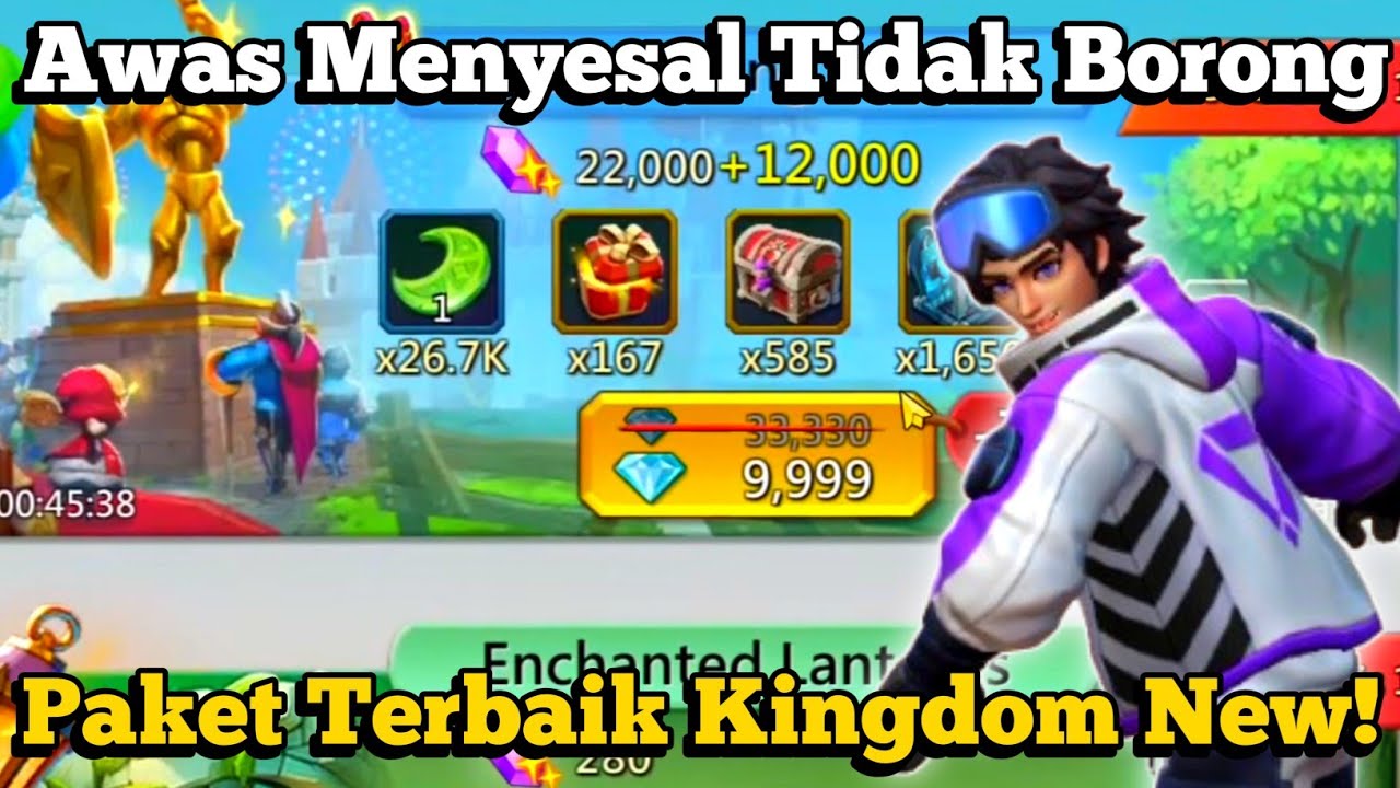 Habis 23K Diamond Untuk 100.000 Box Gear War K1736 Sangat Bagus Pack Ulang Tahun - Lords Mobile