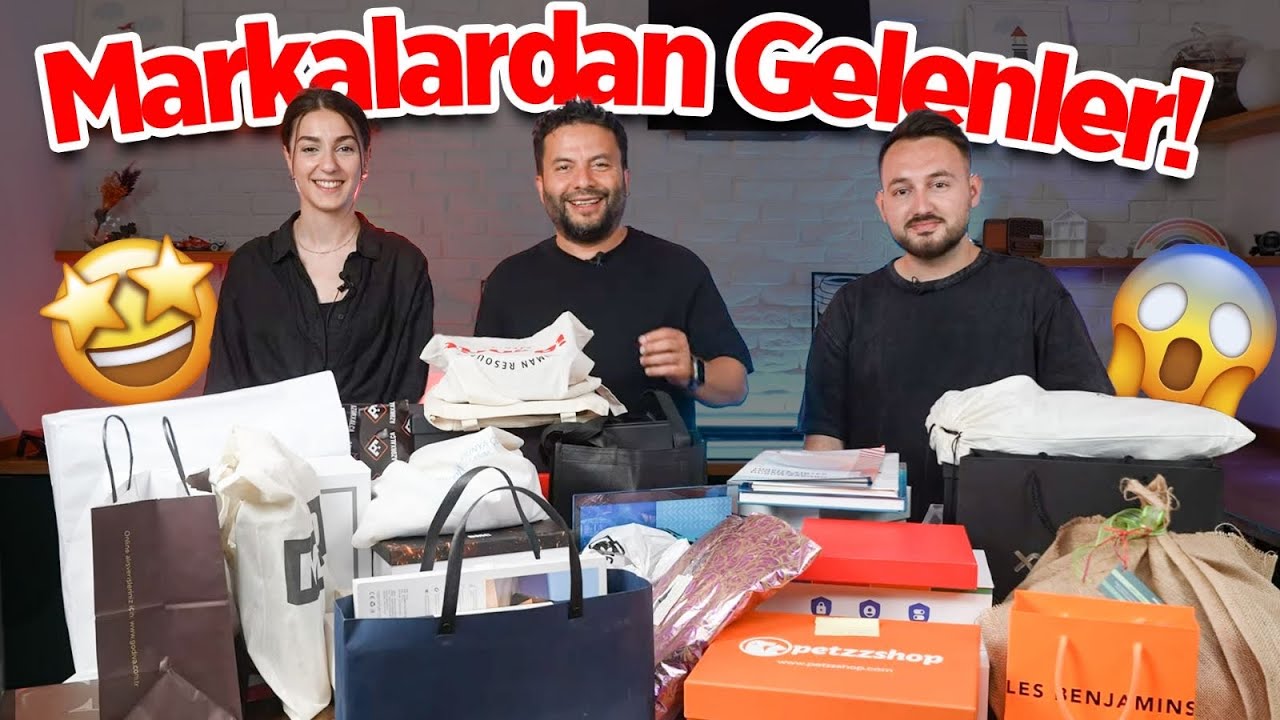 MARKALARDAN GELEN KUTULARI AÇTIM! (Size de hediye var)