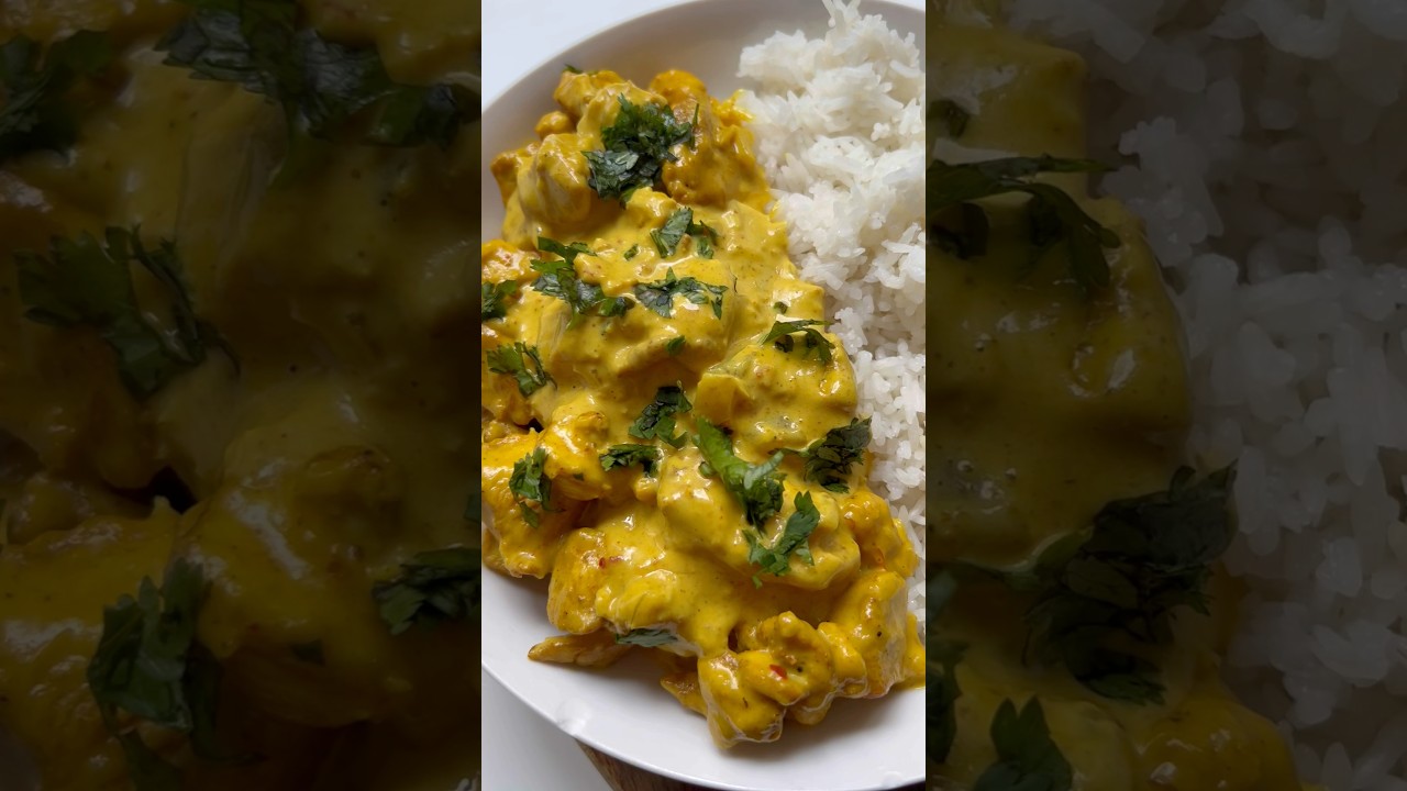 Poulet curry 🍛 #recettefacile #poulet #ideerecette #recetterapide #recette