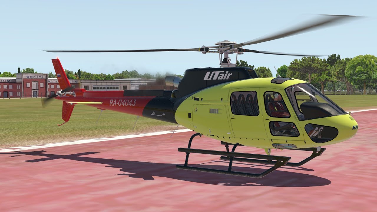 AS350 Cowansim -первый взгляд/Вертолеты в X-plane/Vatsim