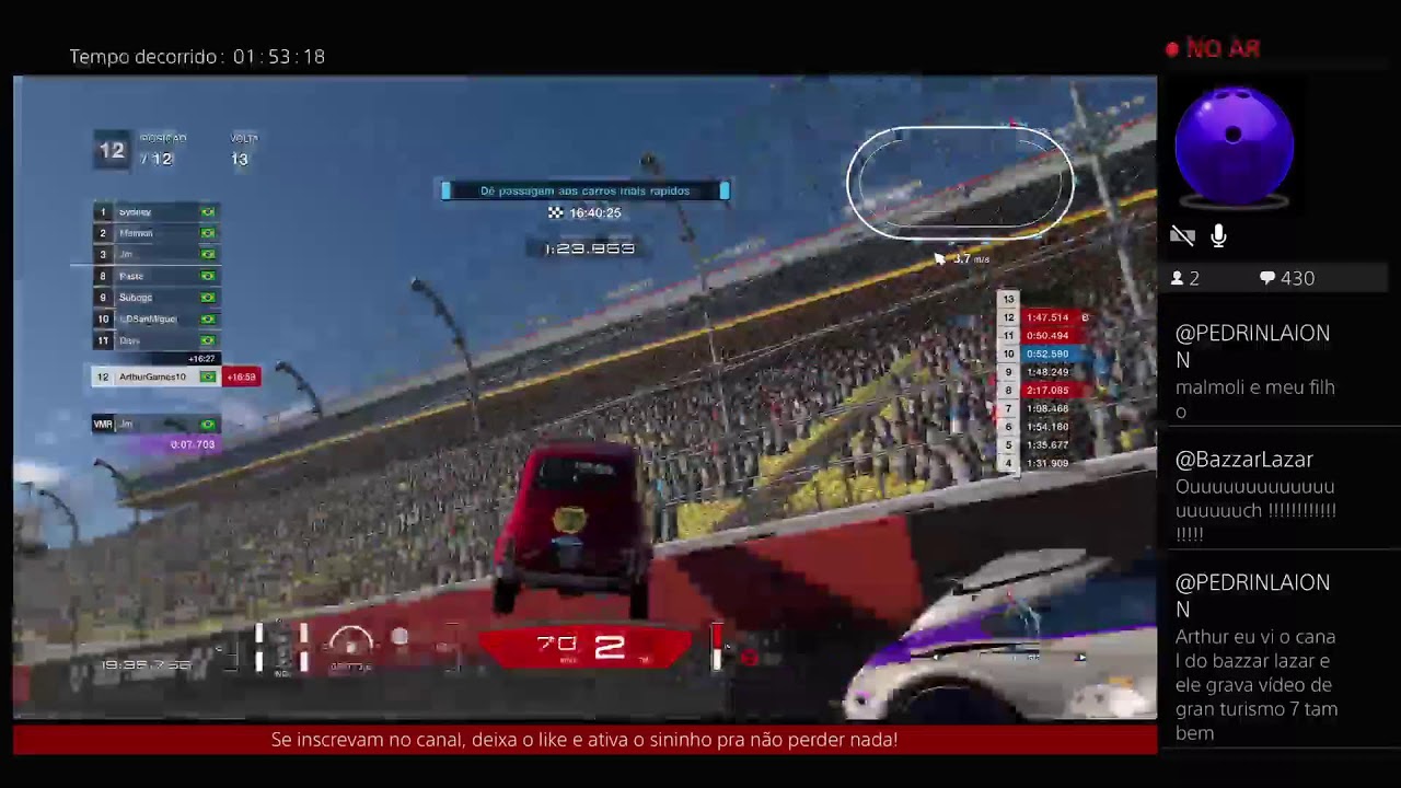 AO VIVO JOGANDO GT7