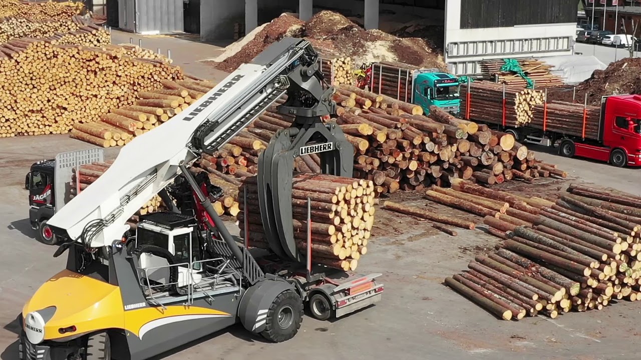 Liebherr - LRS Log Handler: Effizienter Holzumschlag