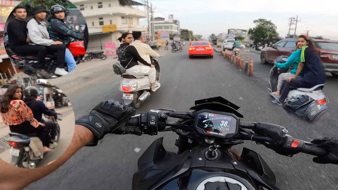 Reving Hard My Superbike | Cute Girl Reaction on Kawasaki Z900 #z900 #kawasaki #bike #caughtbypolice