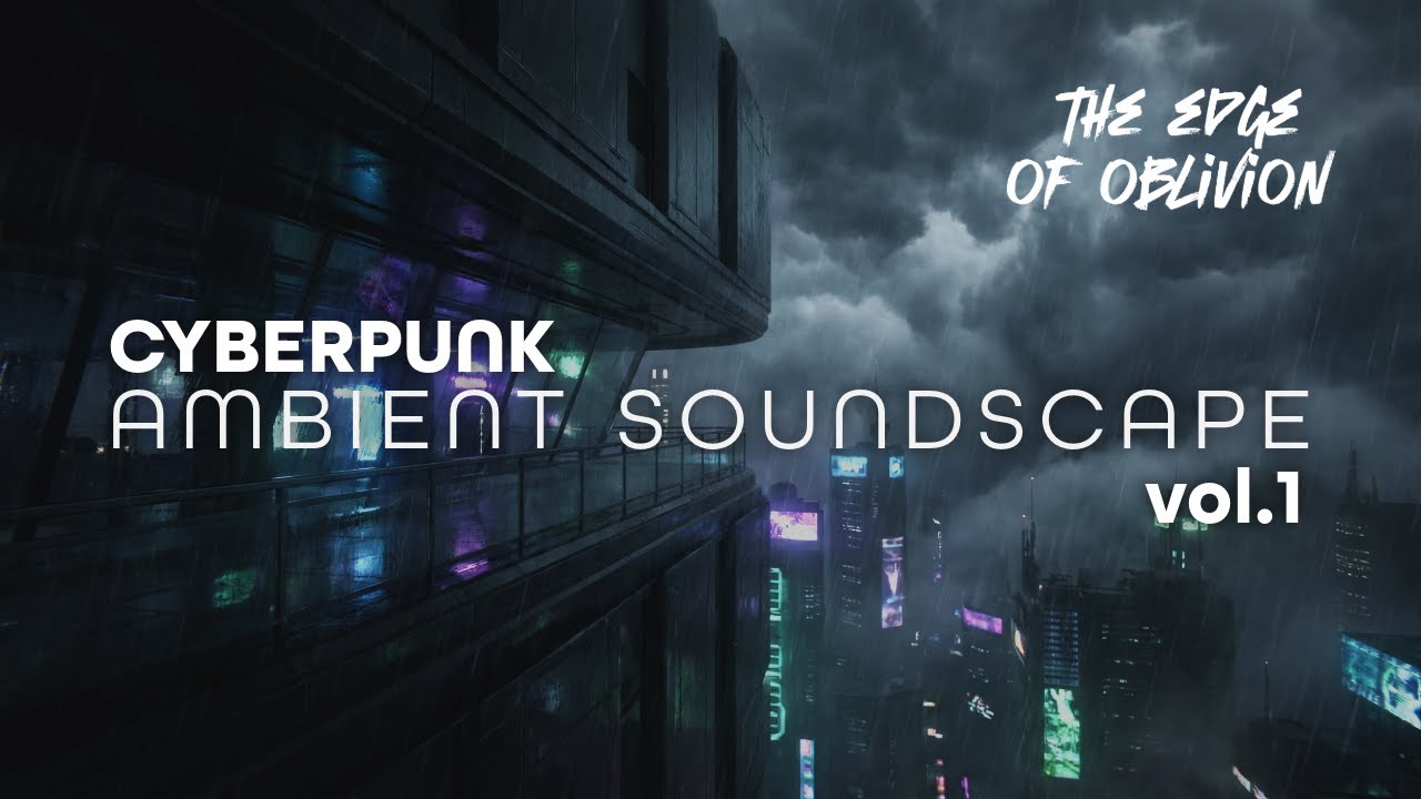 EPIC Cyberpunk Ambient Soundscape - Volume 1 - for Work & Focus