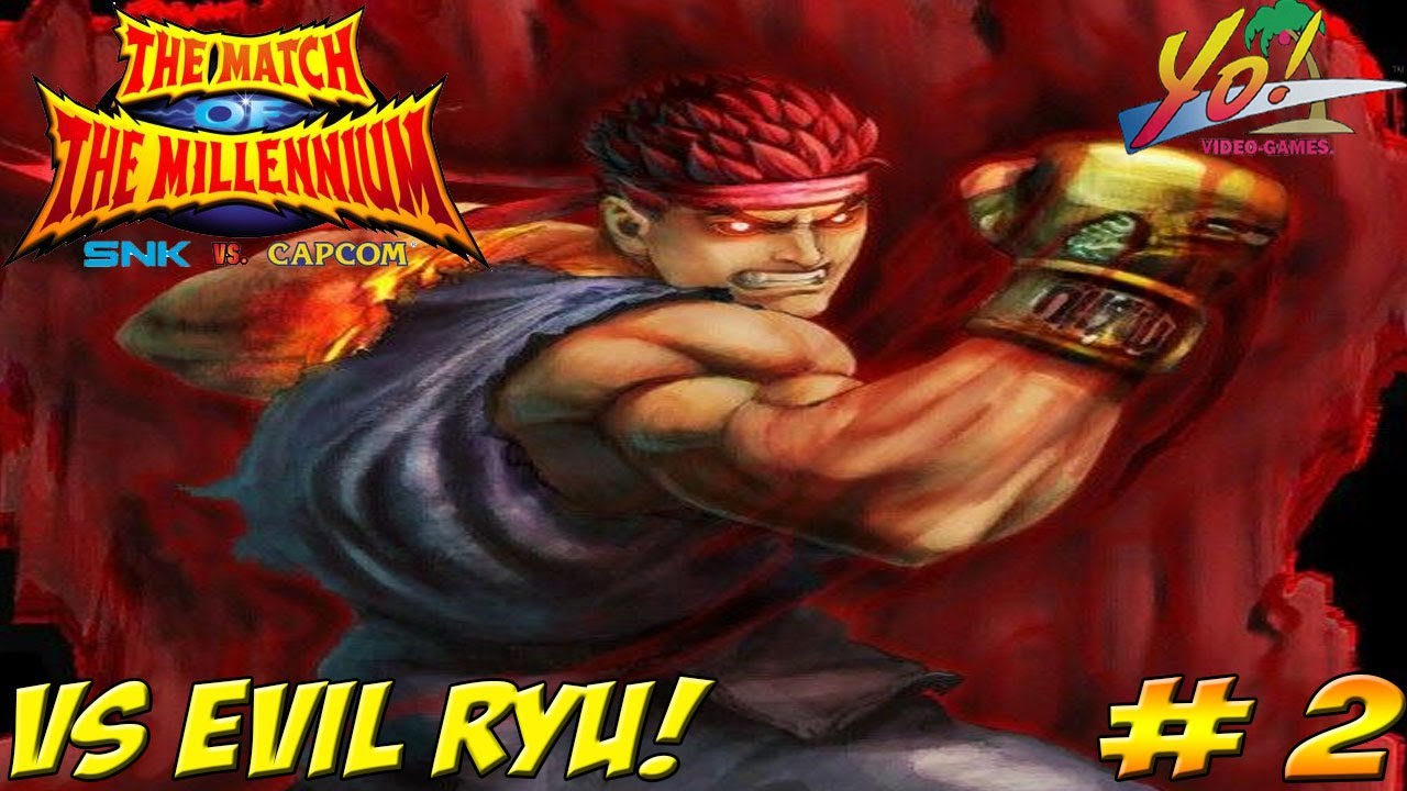 SNK vs Capcom: The Match of the Millennium! Evil Ryu Boss! - YoVideogames