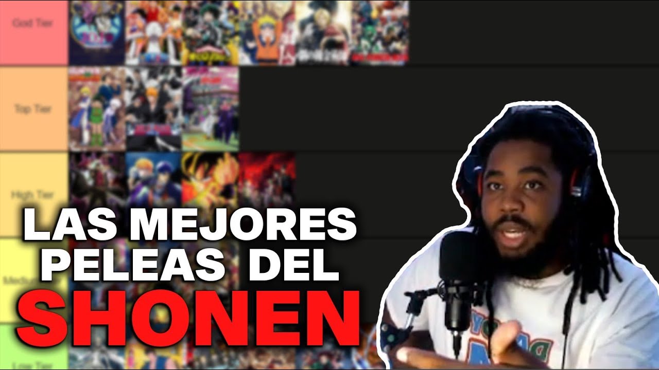 TIERLIST de LAS MEJORES PELEAS DEL ANIME