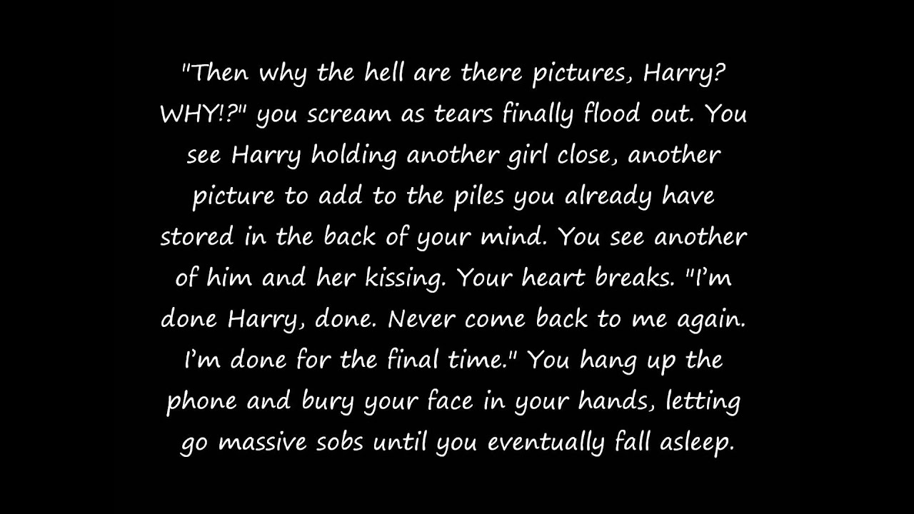 Imagine Harry Styles (sad)