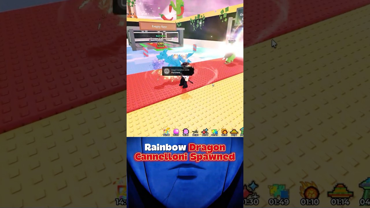 Rainbow Dragon Cannelloni Just Spawned in Server 🔥 💀#stealabrainrot #fyp #shorts #viralvideos