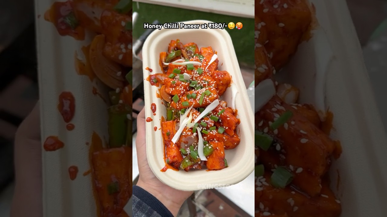 Crispy Chilli Paneer Making🤤❤️ at just ₹180/- #shorts #chillipaneer #indiastreetfood