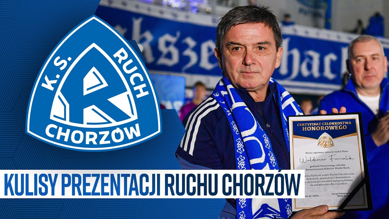 Kulisy prezentacji Ruchu Chorz&oacute;w (04.02.2026)
