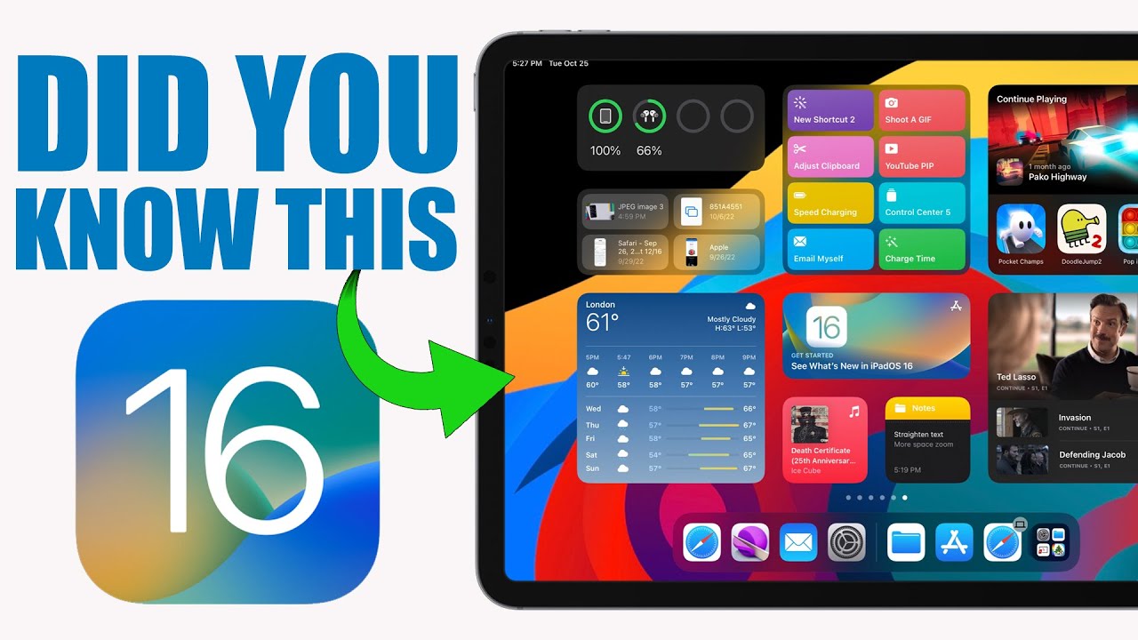 16 Things You Didn't Know Your iPad COULD DO - iPadOS 16 !