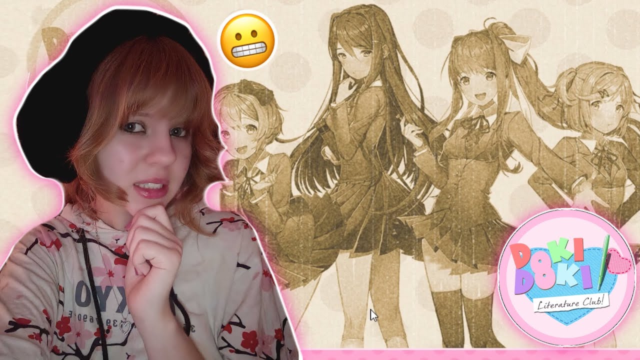 i (RELUCTANTLY!!!) joined the literature club… 😬 || Doki Doki Literature Club gameplay #1 
