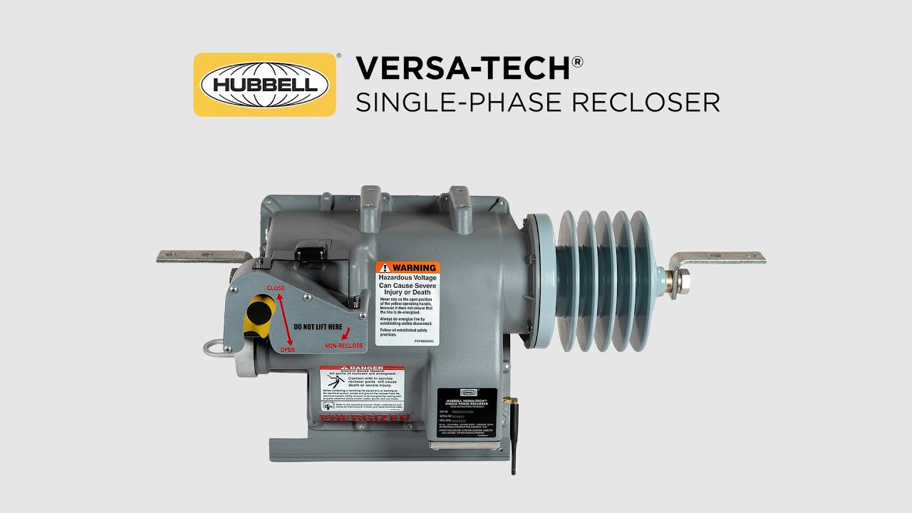 Hubbell® Versa-Tech® Single-Phase Recloser - Programming