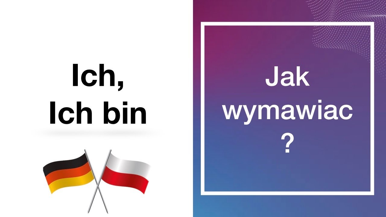 Jak wymawiac: ich, ich bin ~ yś byn czy inaczej 🤔
