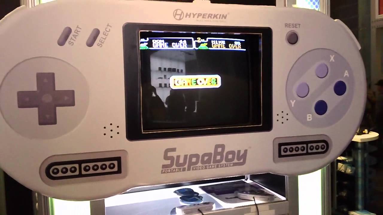 E3 2011 - UNEDITED - HYPERKIN SUPABOY PORTABLE SNES DISPLAY