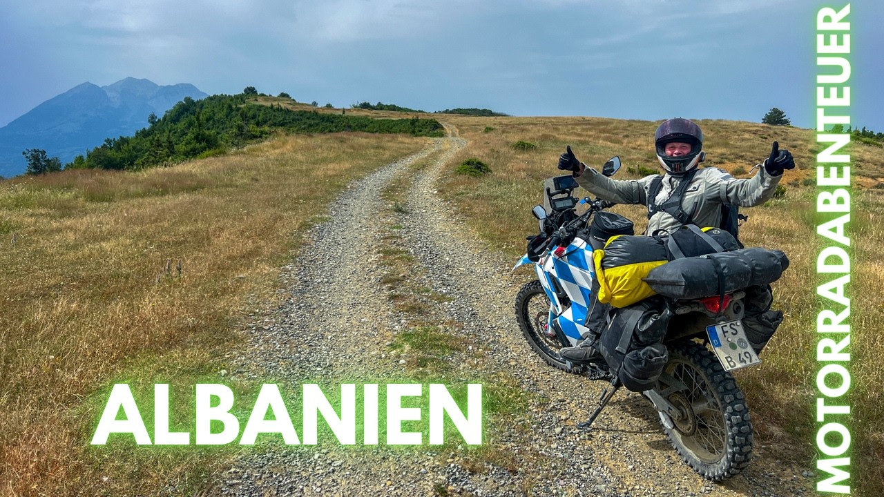 Albanien schottern und Raki! Motorradreise