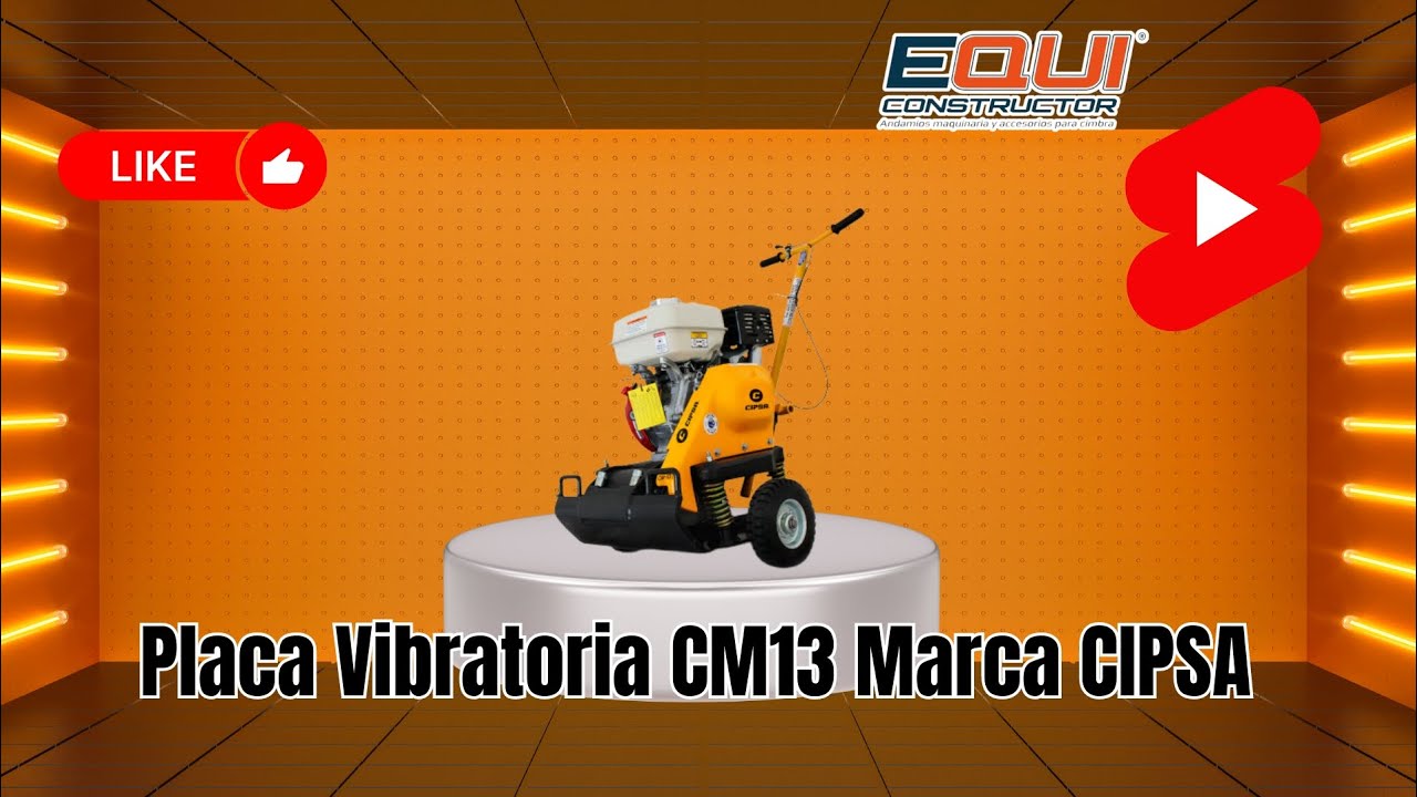 Placa Vibratoria CM13 Marca CIPSA